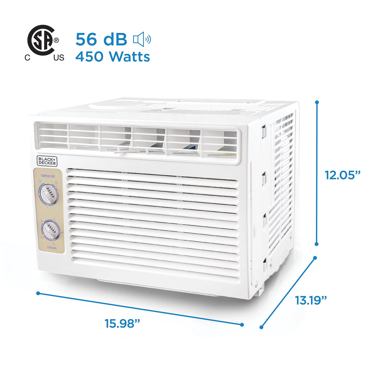 5000 BTU White Window Air Conditioner O282694