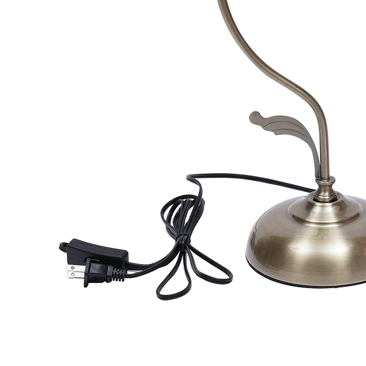 Stained Glass Table Lamp with Petal Lampshade R62275