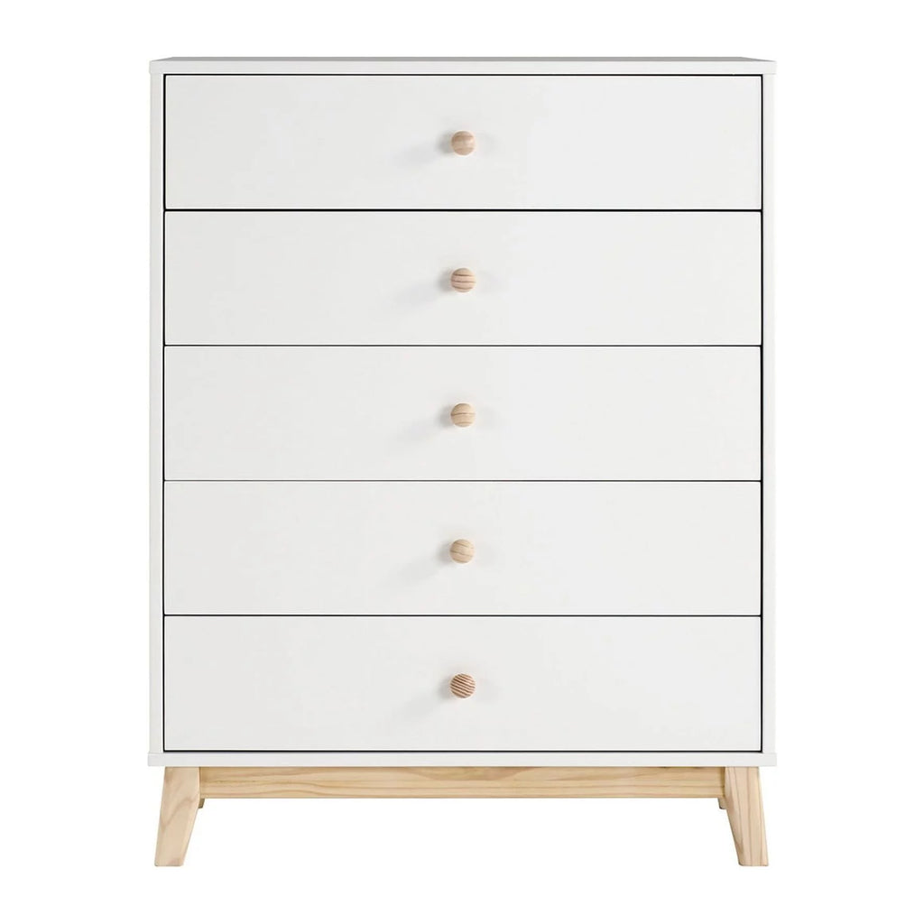 White 5-Drawer Chest A544