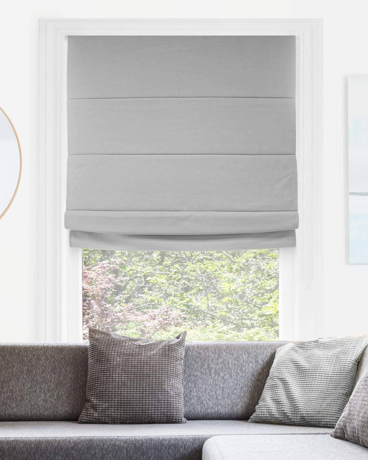 Blackout Cordless Roman Shades D82347