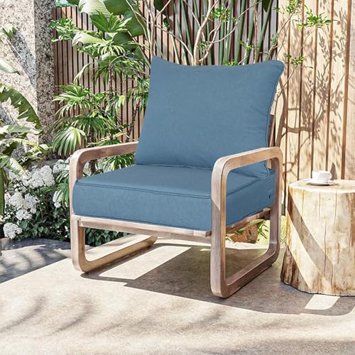 20"x42" Water-Proof UV Resistant Outdoor Dining Chair Cushion Q76067