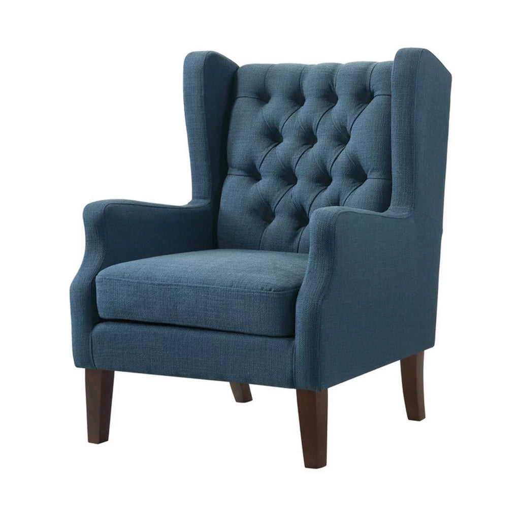 Blue Fabric Accent Chair G1114