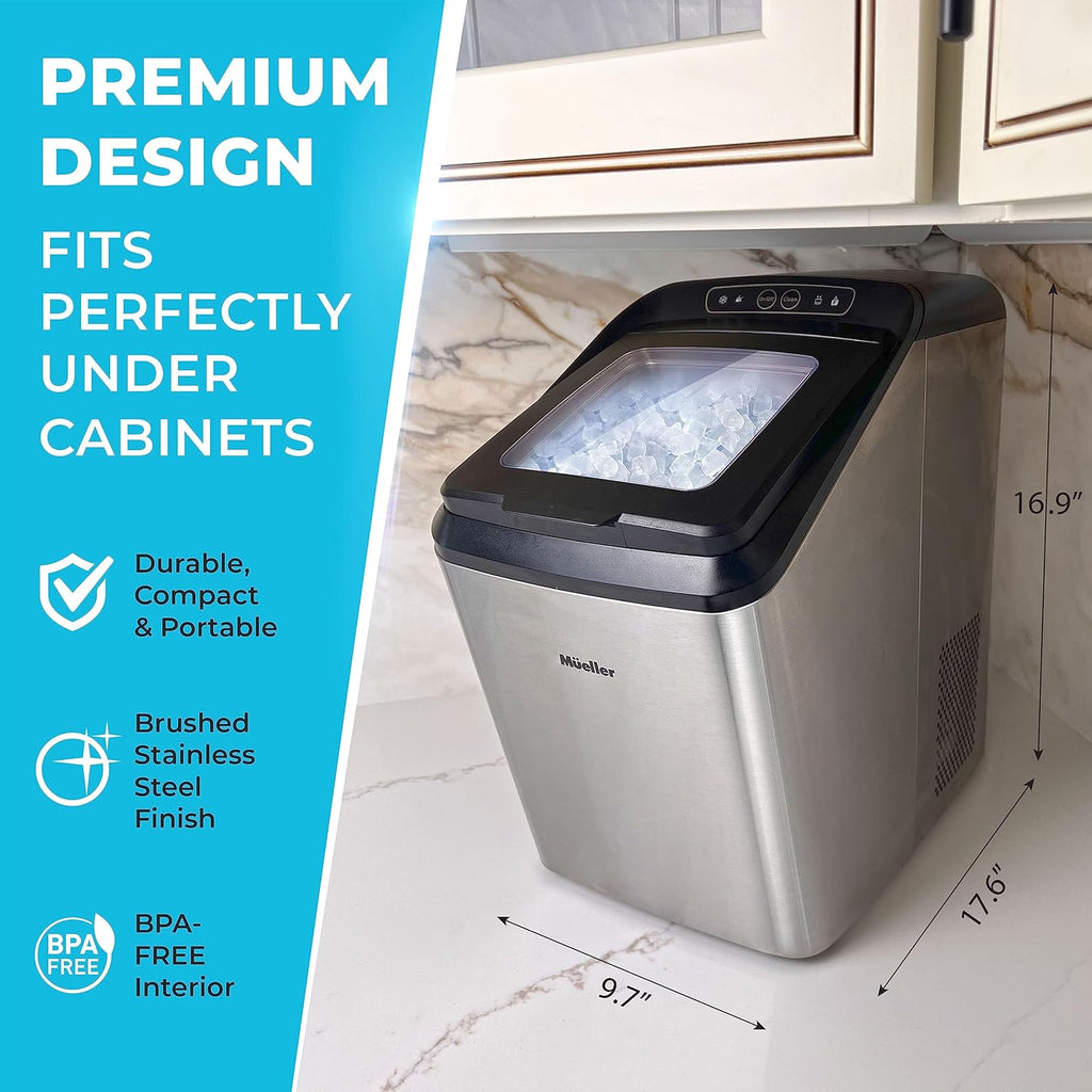 Countertop Nugget Ice Maker, 30 lbs Daily, 3 QT Tank B733