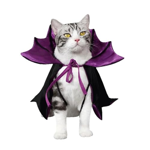 5-Piece Halloween Pet Cosplay Vampire Cloak G918472