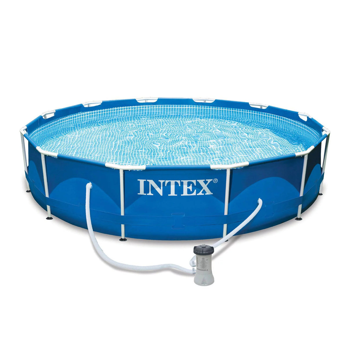 12'x30 Swimming Pool with Pump, Ladder, and Cover T66269
