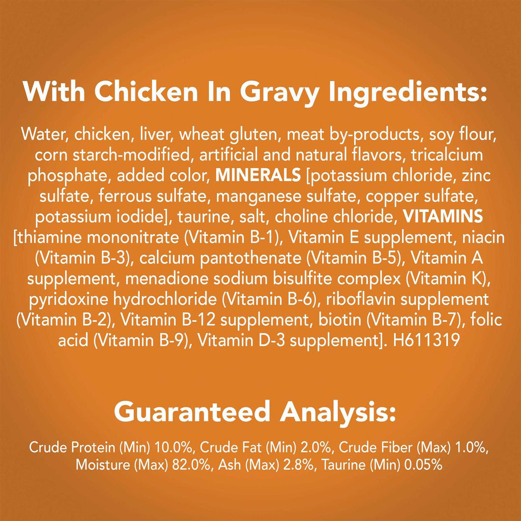 Wet Cat Food with Chicken in Gravy Z939700