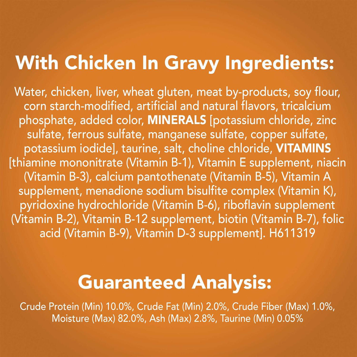 Wet Cat Food with Chicken in Gravy Z939700