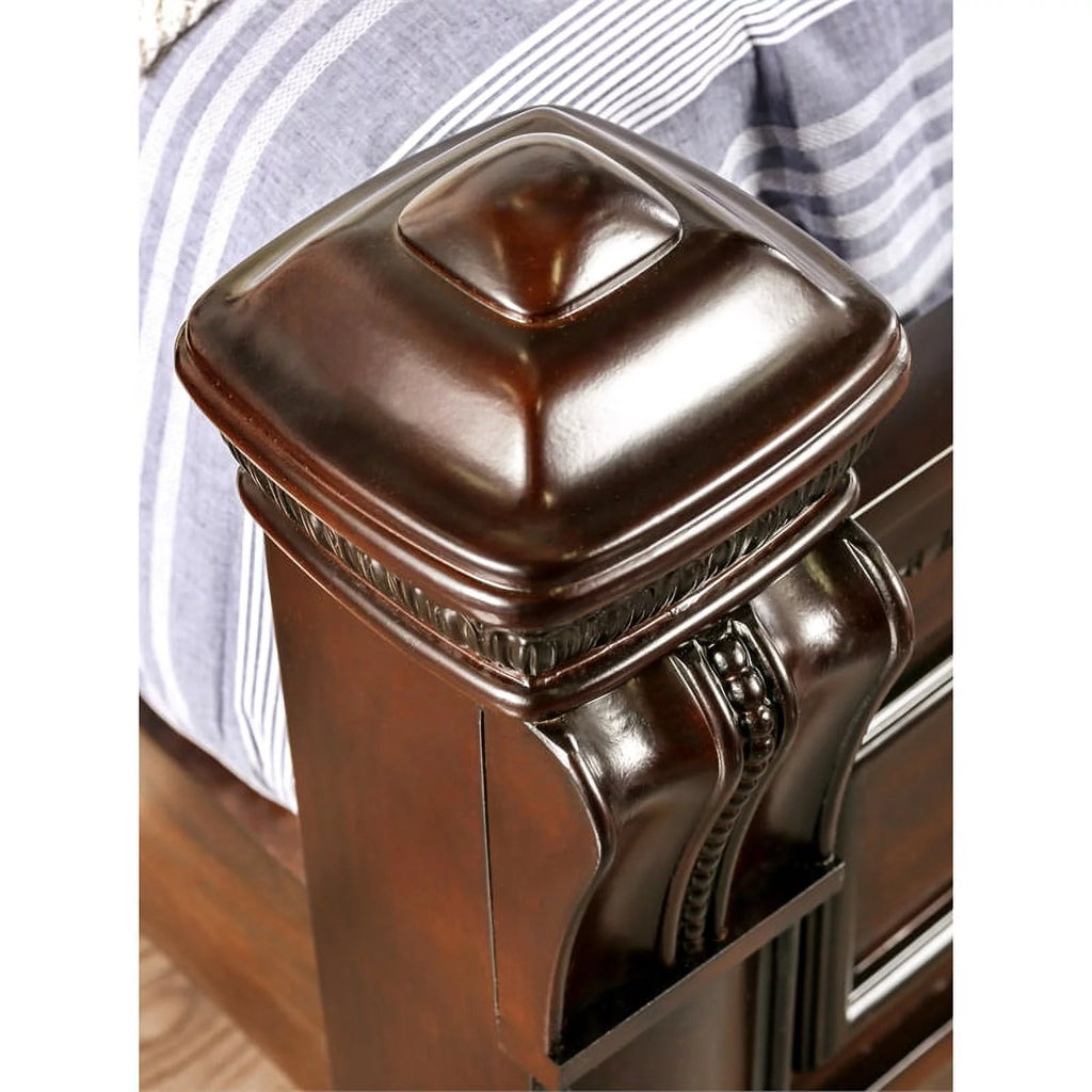 Cherry Wood Queen Poster Bed G4914