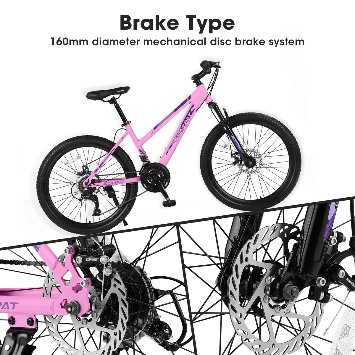 24 inch Pink Mountain Bike L46169