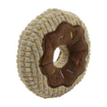 Donut Squeaky Plush Dog Toy C91738