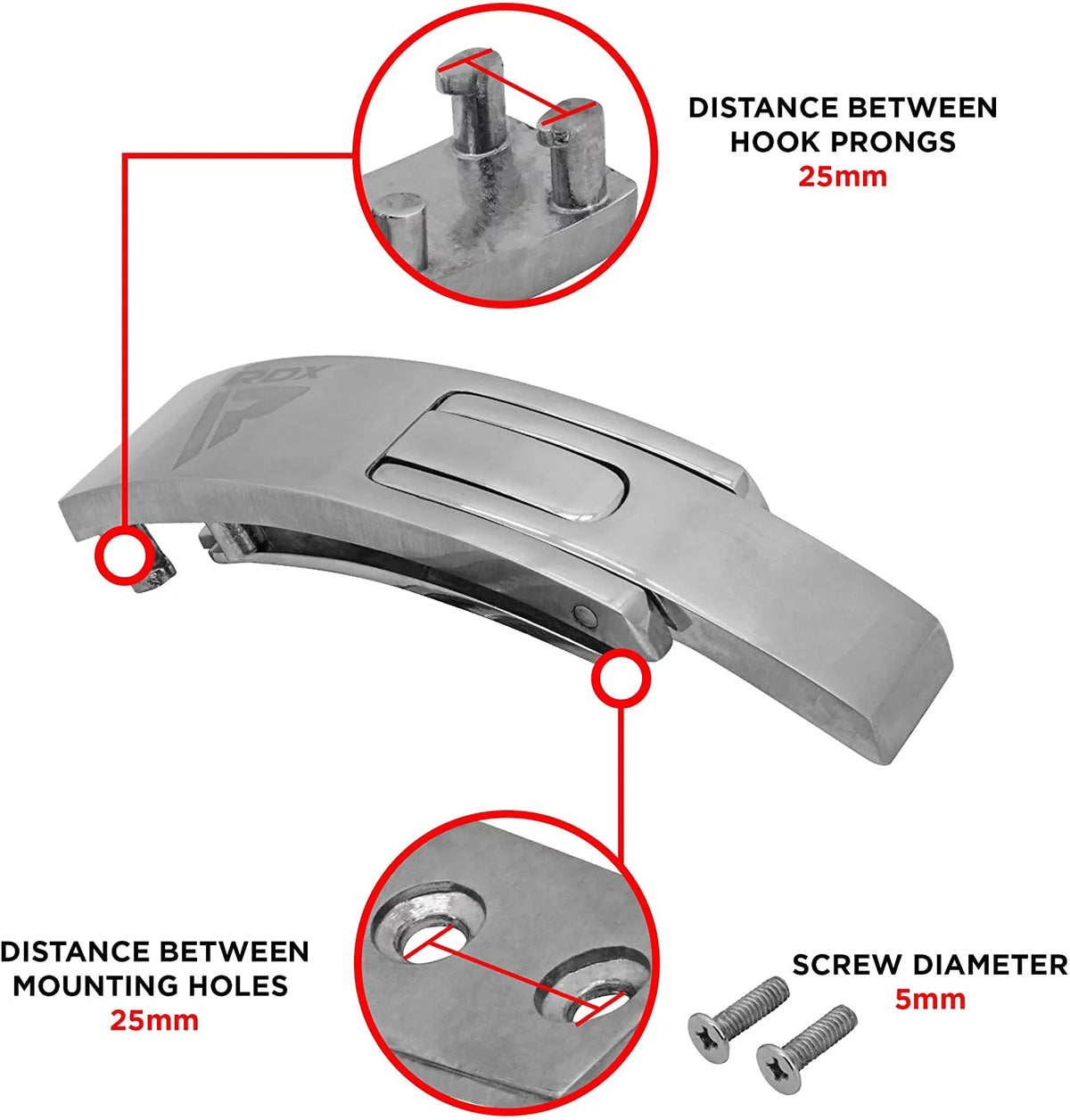 Stainless Steel Chrome Plated Lever Buckle I6486