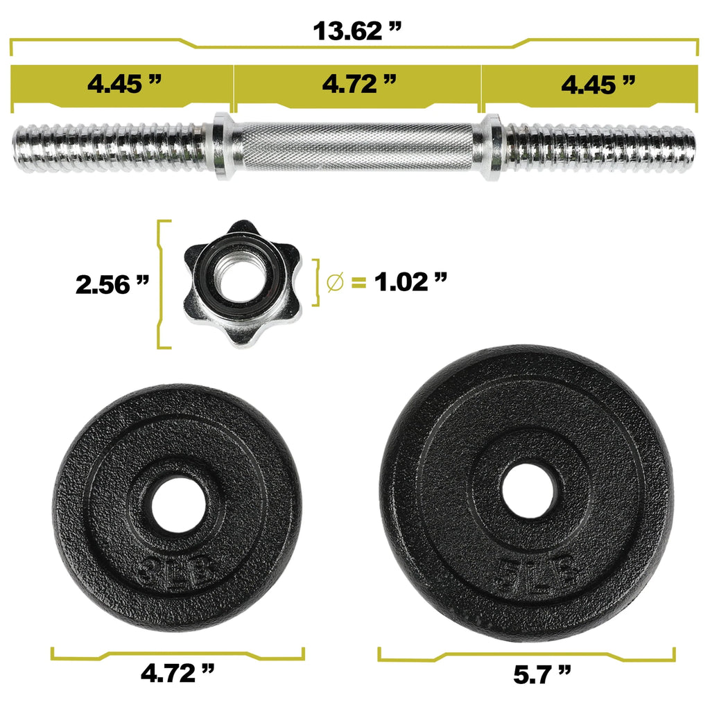40lb Adjustable Dumbbell Set A5771