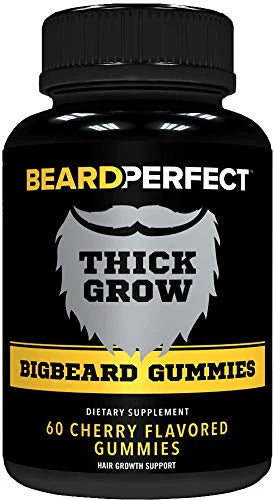 Biotin B12 Cherry Flavored Beard Growth Gummies A74066