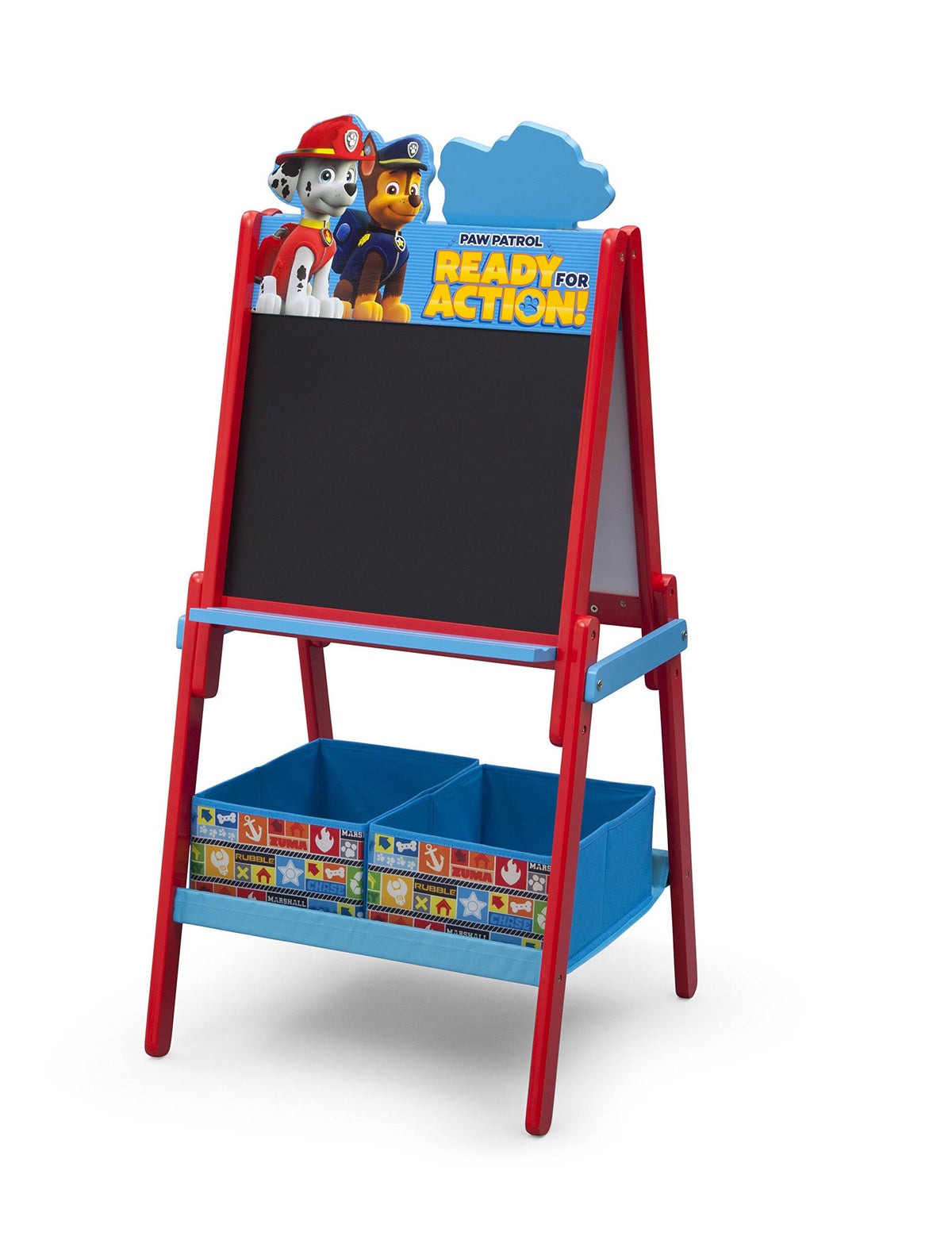 Wooden Double Sided Activity Easel with Storage K7292
