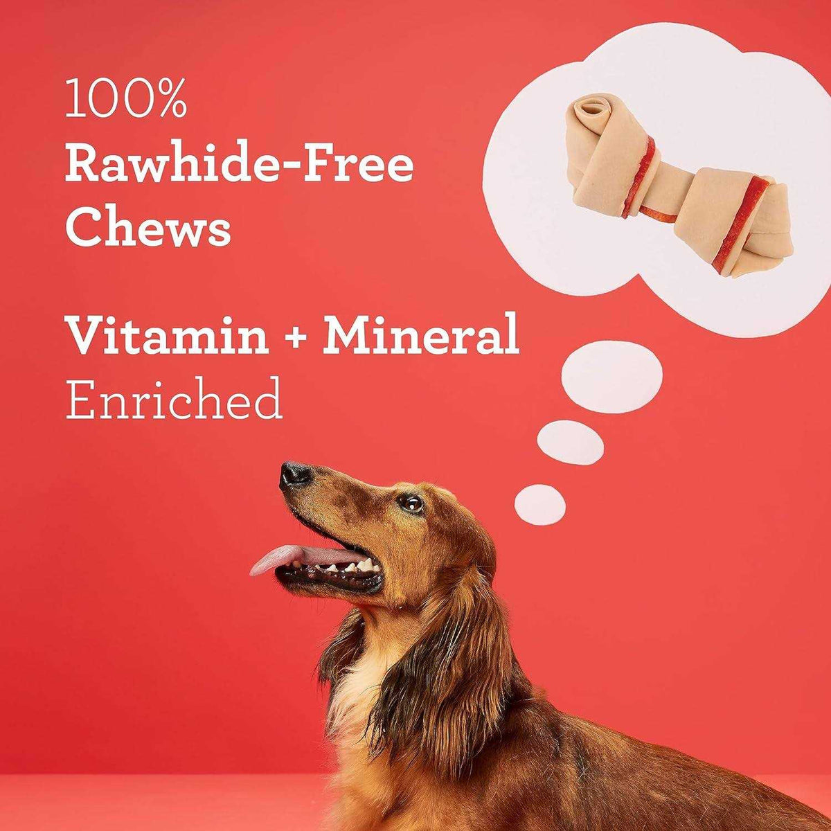 Mini Bones Dog Chews with Chicken and Vegetable W5195