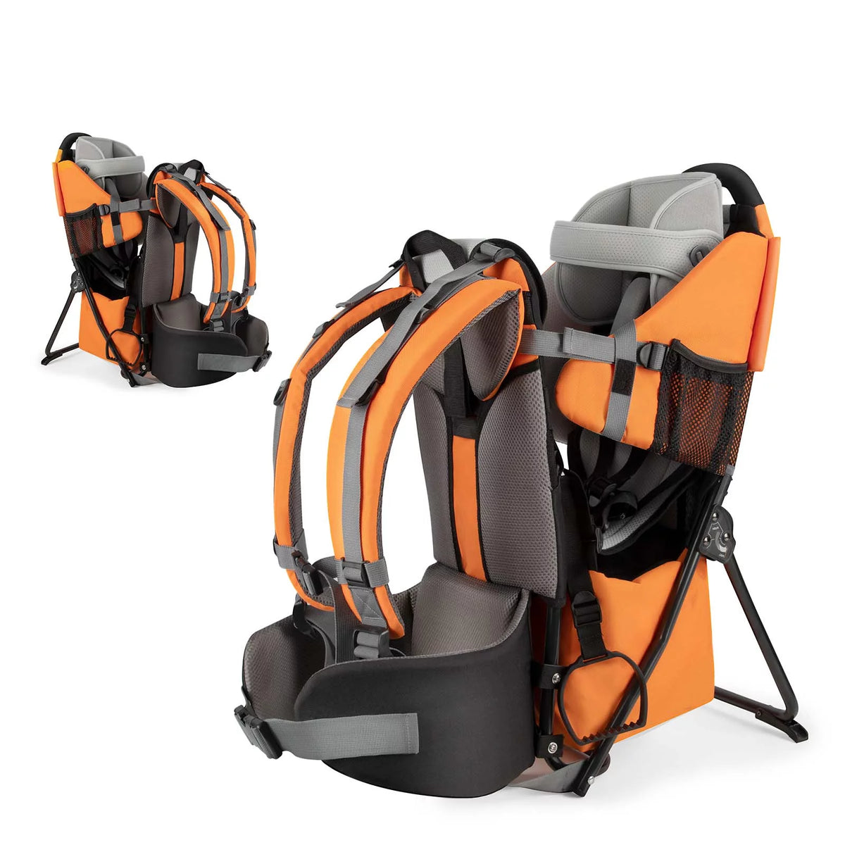 Baby Hiking Backpack Carrier, Waterproof Lightweight Black B759470