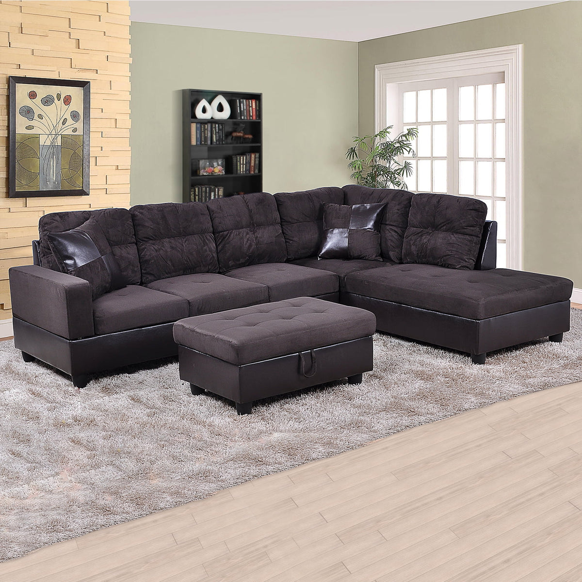 L Shaped Sectional Sofa U151320