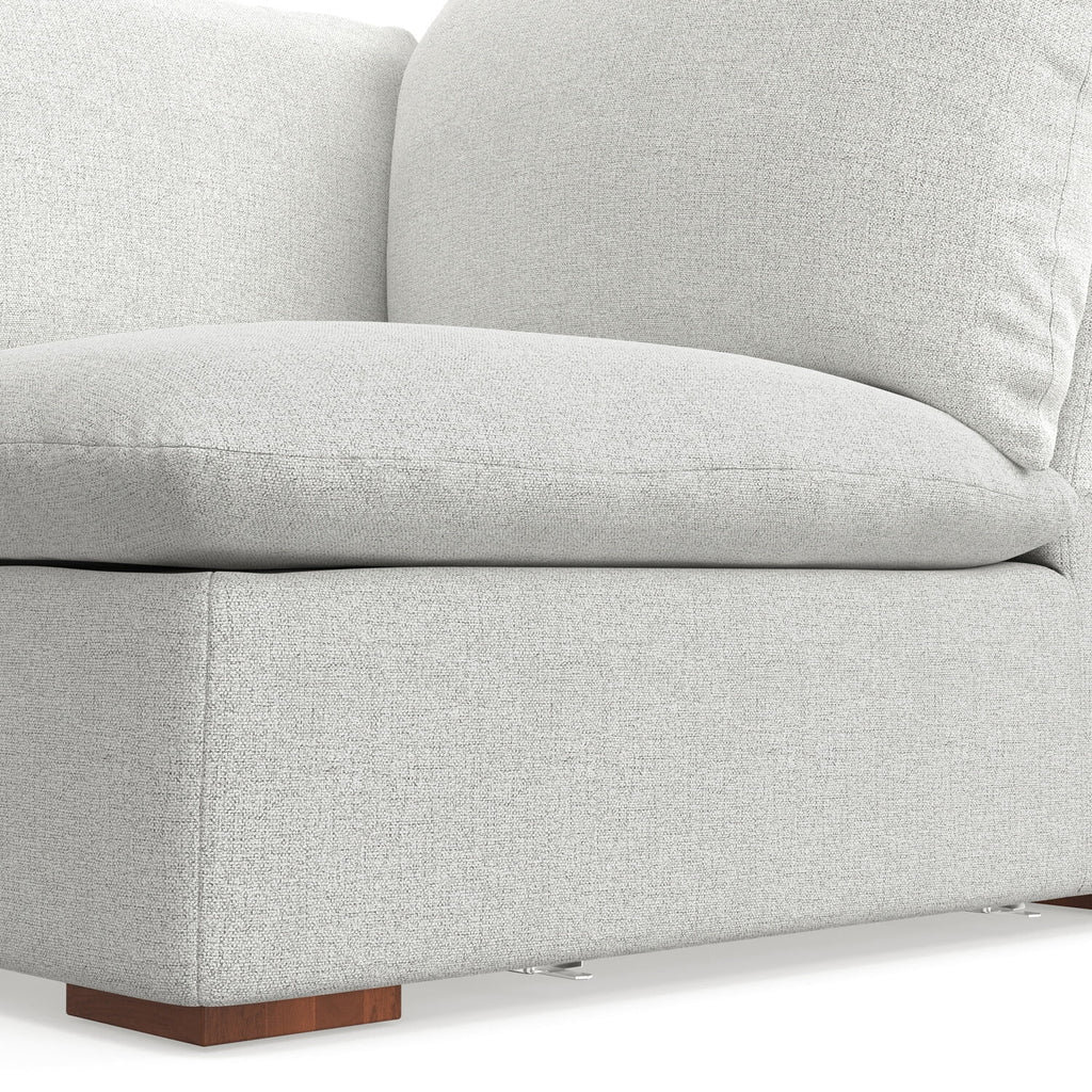 Velvety Chenille Corner Sofa O56978