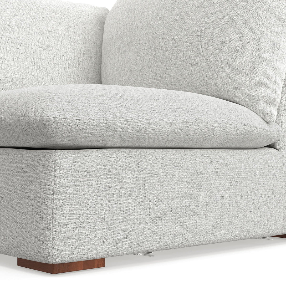Velvety Chenille Corner Sofa O56978