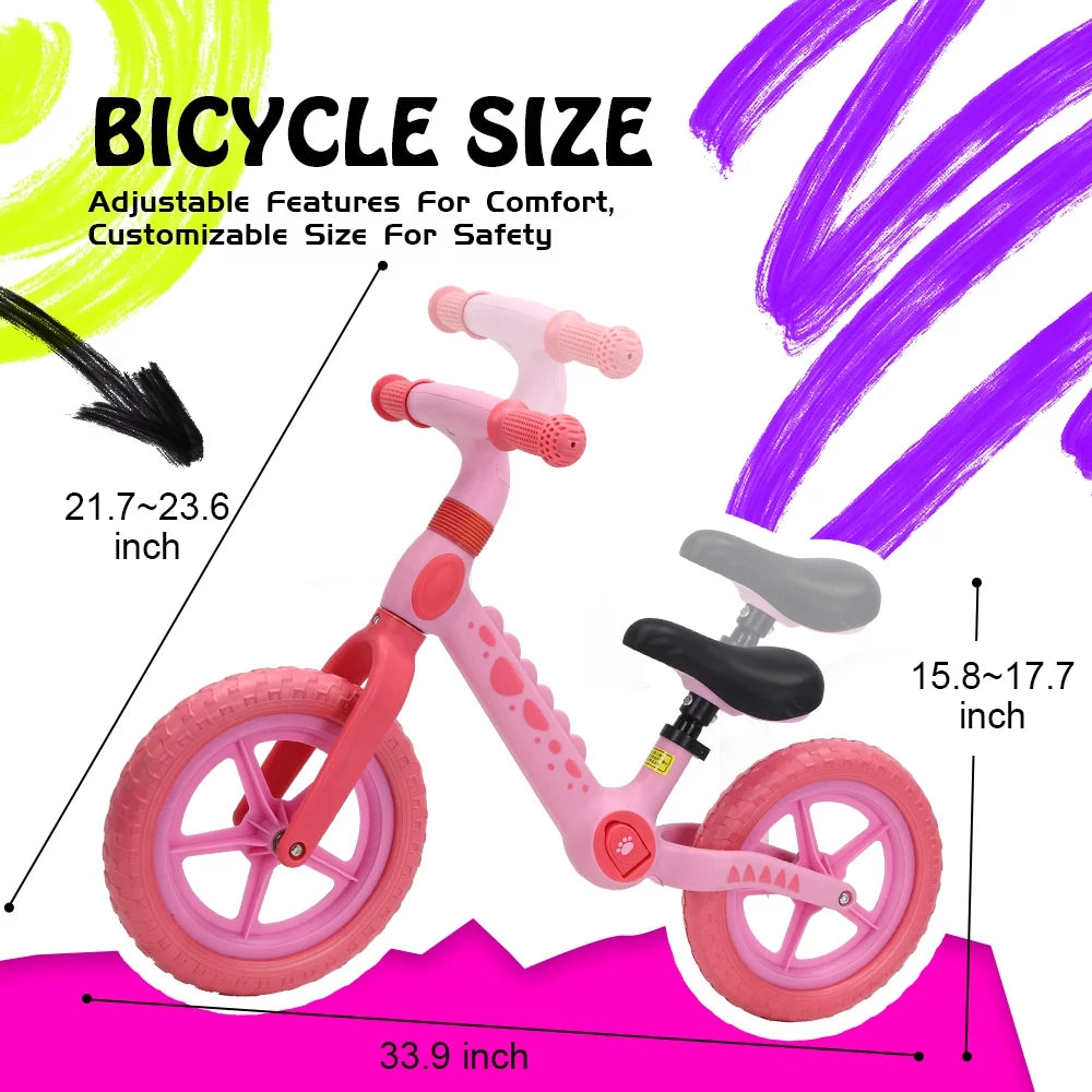 Blue No Pedal Kids Balance Bike C8207