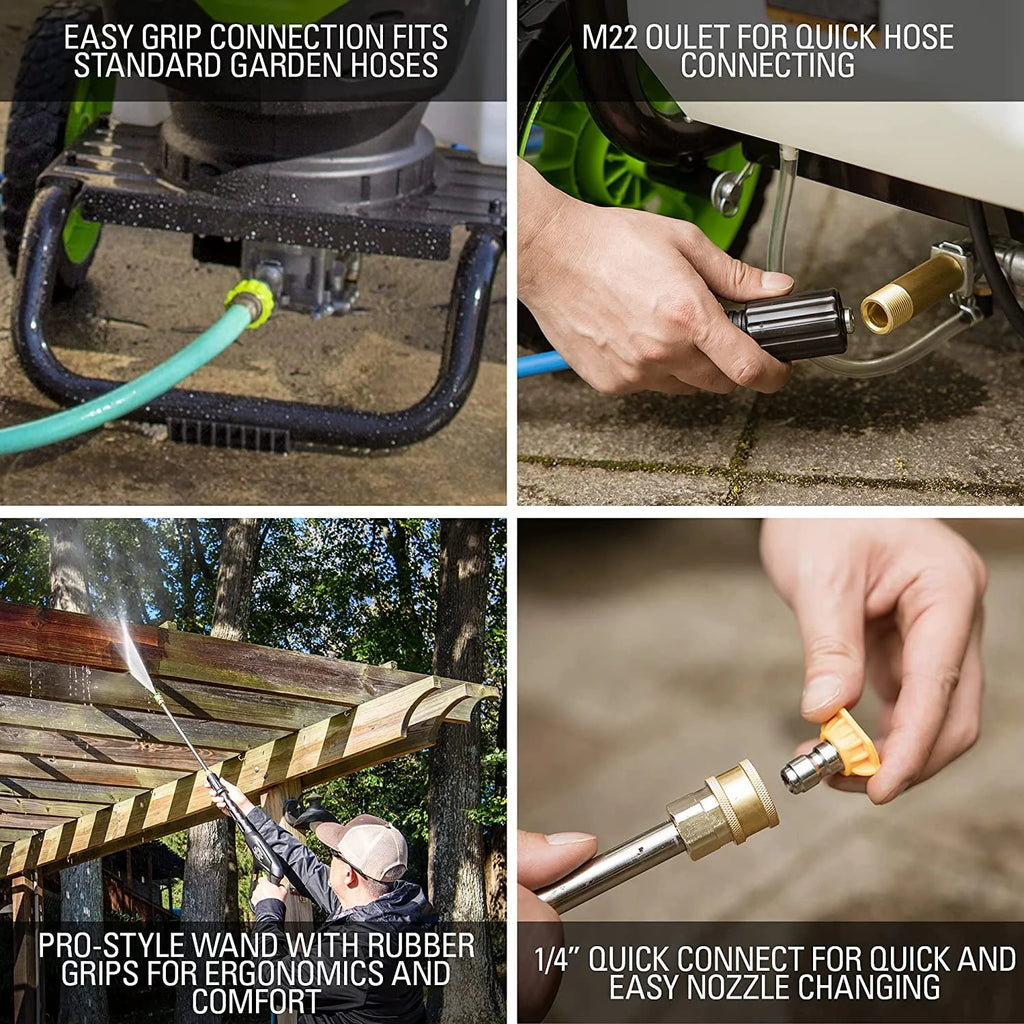 2300-PSI 14 Amp 2.3-GPM Brushless Pressure Washer R27617