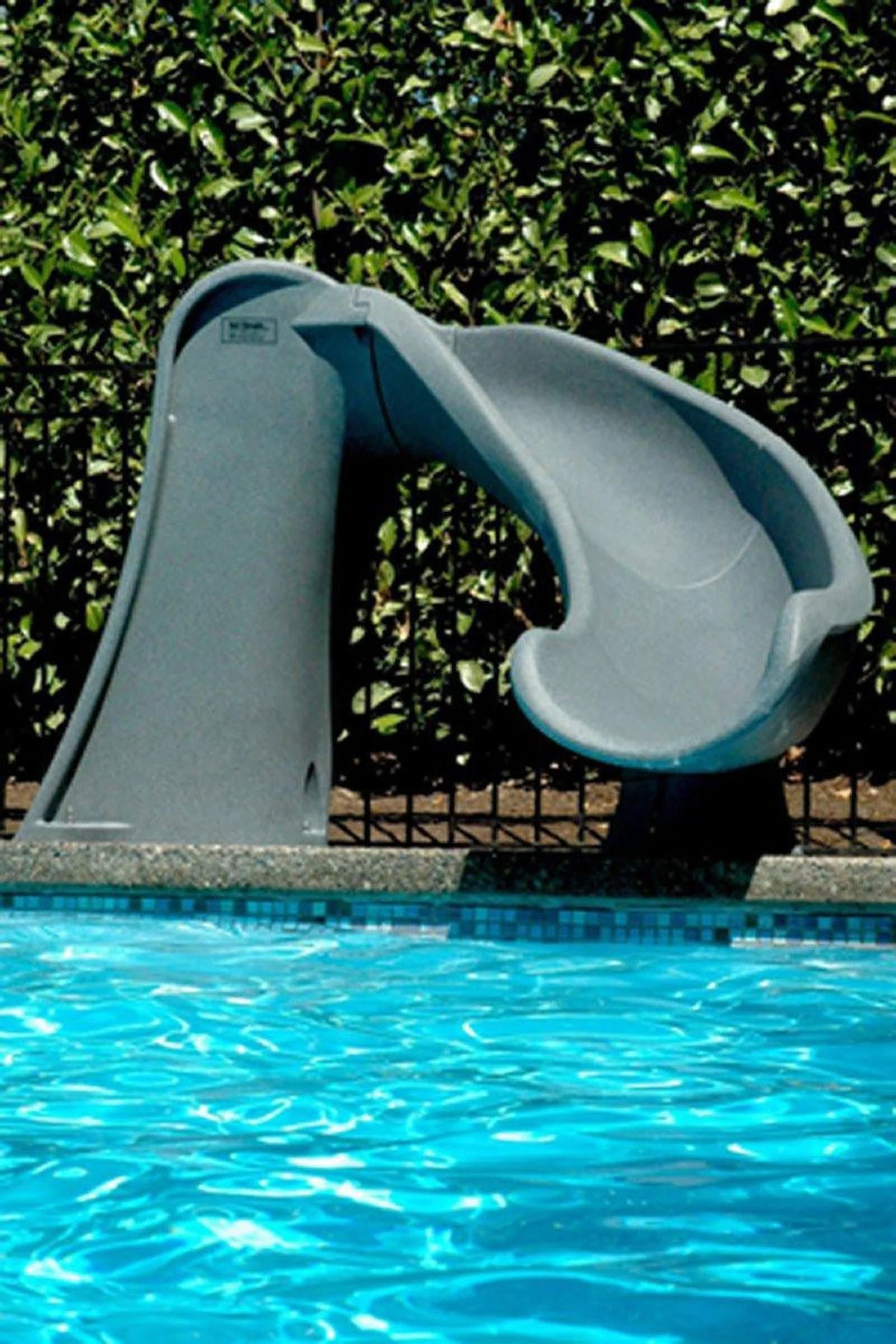 Gray Granite Pool Slide N911