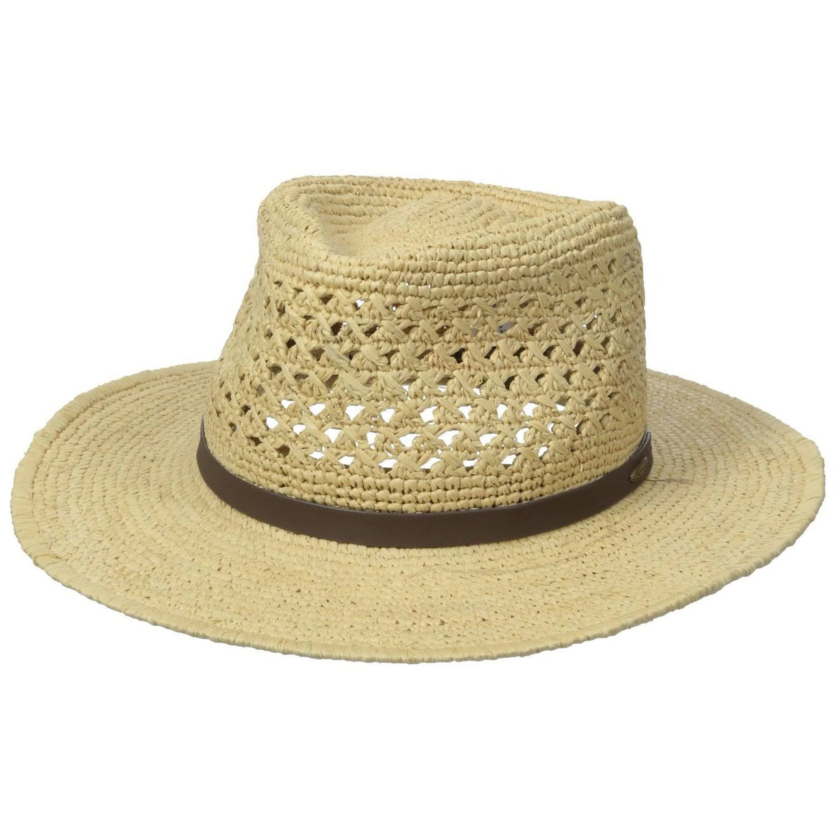 Crocheted Raffia Outback Hat E6574