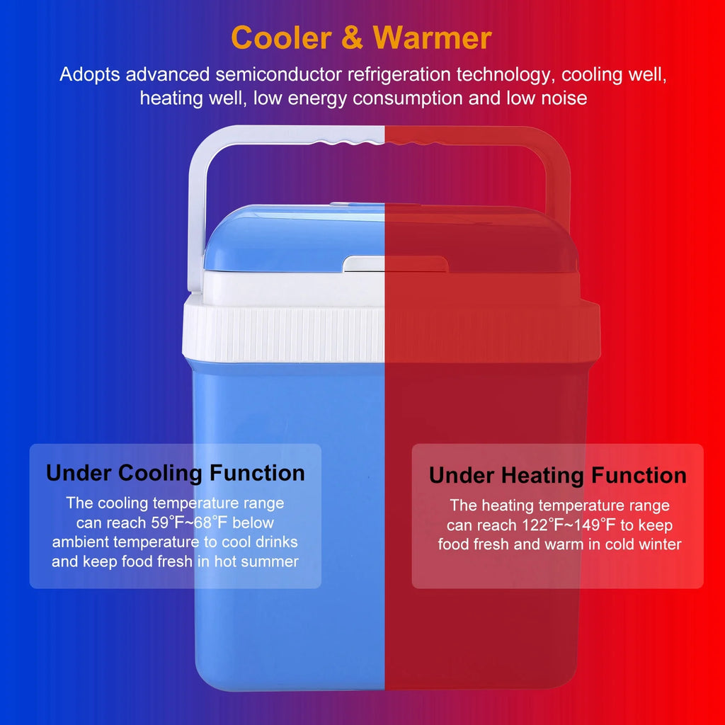 24L Portable Car Cooler 12V Refrigerator B4399