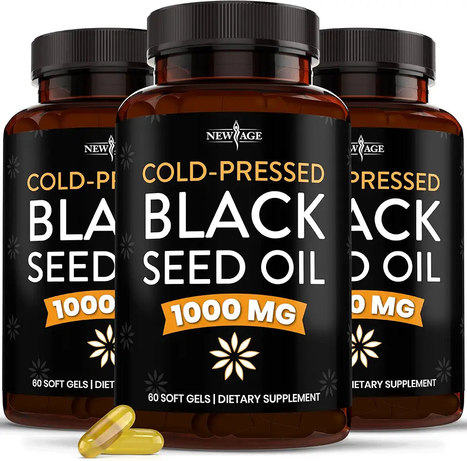 Black Seed Oil Softgel Capsules 90 Count Pack of 3 Y65019