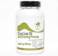 Cod Liver Oil Concentrate 500mg and Evening Primrose 500mg 200 Capsules C344669