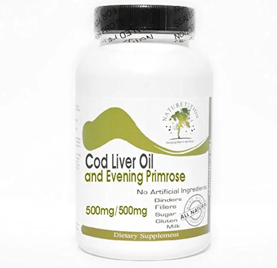 Cod Liver Oil Concentrate 500mg and Evening Primrose 500mg 200 Capsules C344669