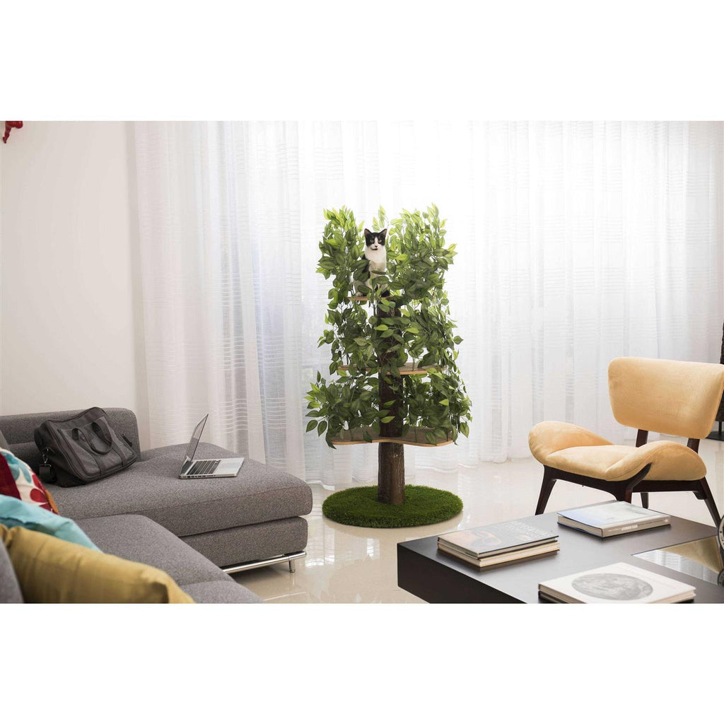 Cat Tree with Leaves Cat House G661