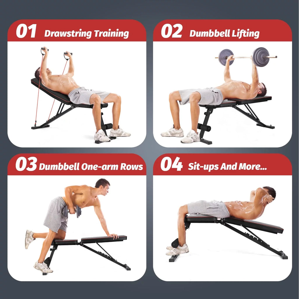 Adjustable Incline Decline Foldable Weight Bench C776572
