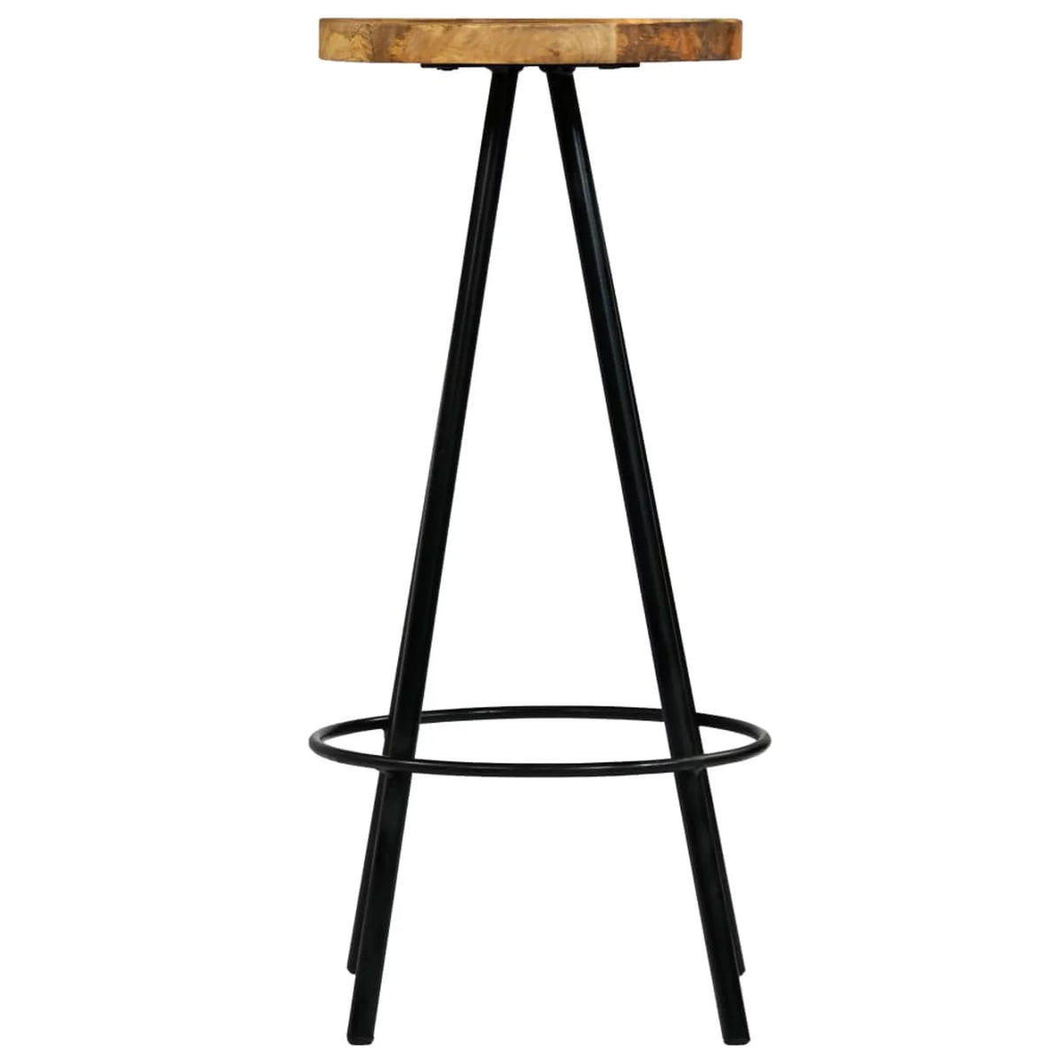 4 pcs Solid Mango Wood Bar Stools U825