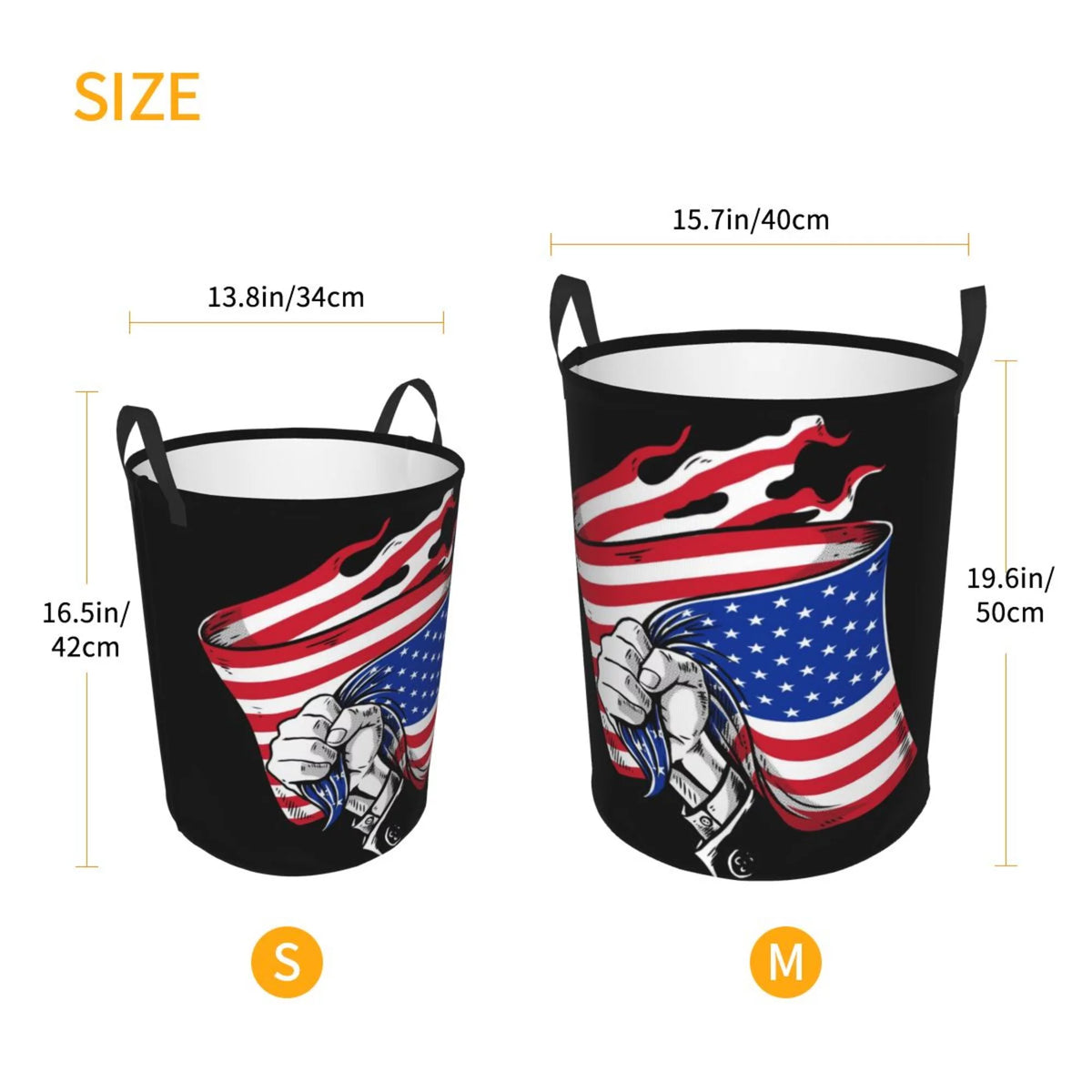 Round Waterproof Collapsible Laundry Basket G590638
