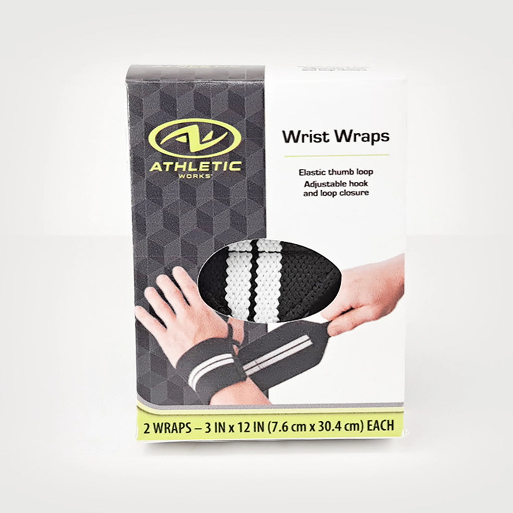 Fitness Wrist Wraps with Thumb Loops, Pair O688