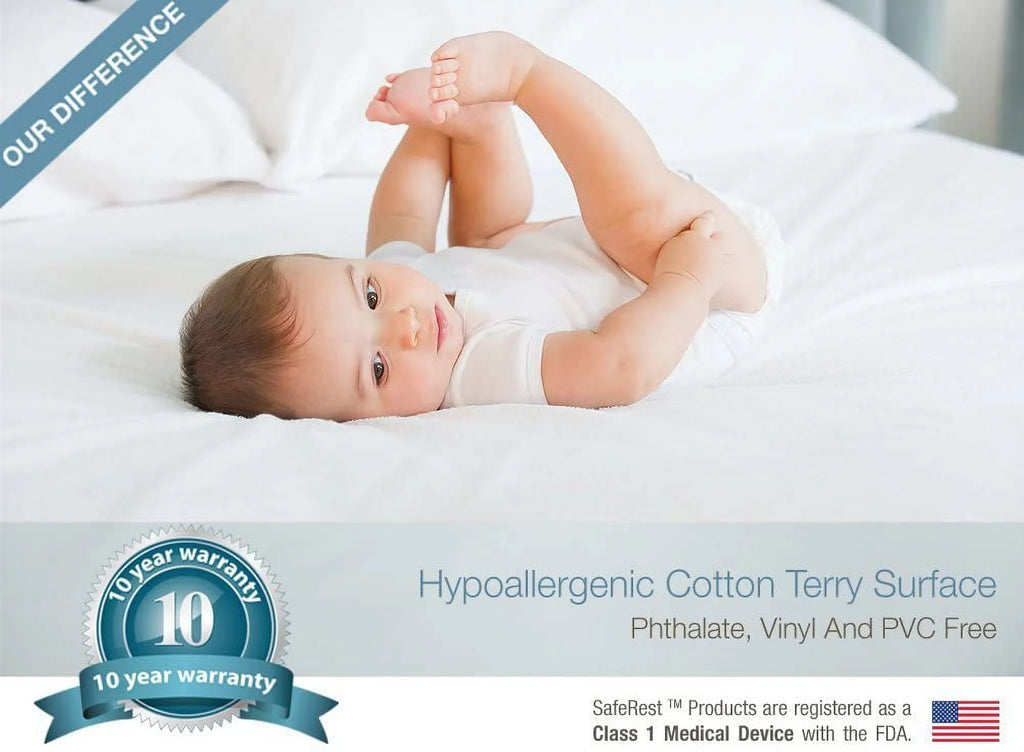 Hypoallergenic Waterproof King Mattress Protector Y1420