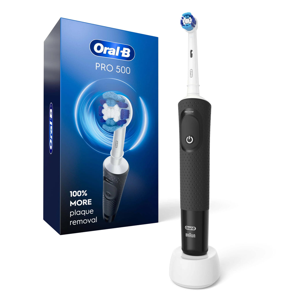 Electric Toothbrush with Brush Head, Rechargeable, Black P3548