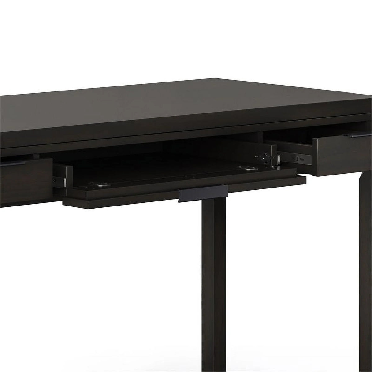 Solid Wood Contemporary 60 " Desk in Hickory Brown P66158