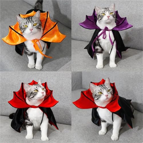 5-Piece Halloween Pet Cosplay Vampire Cloak G918472