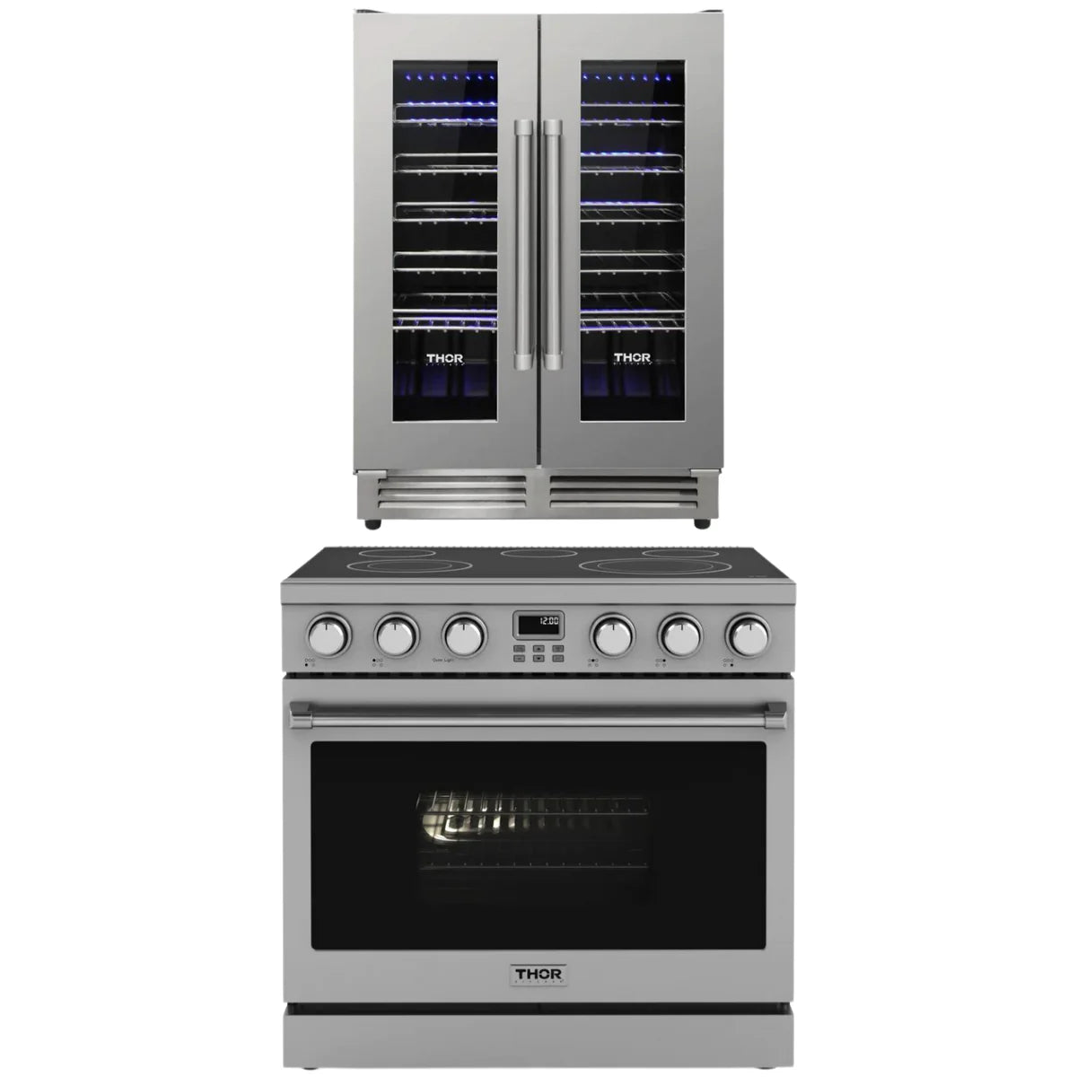 36 Electric Range and Wine Cooler L12889