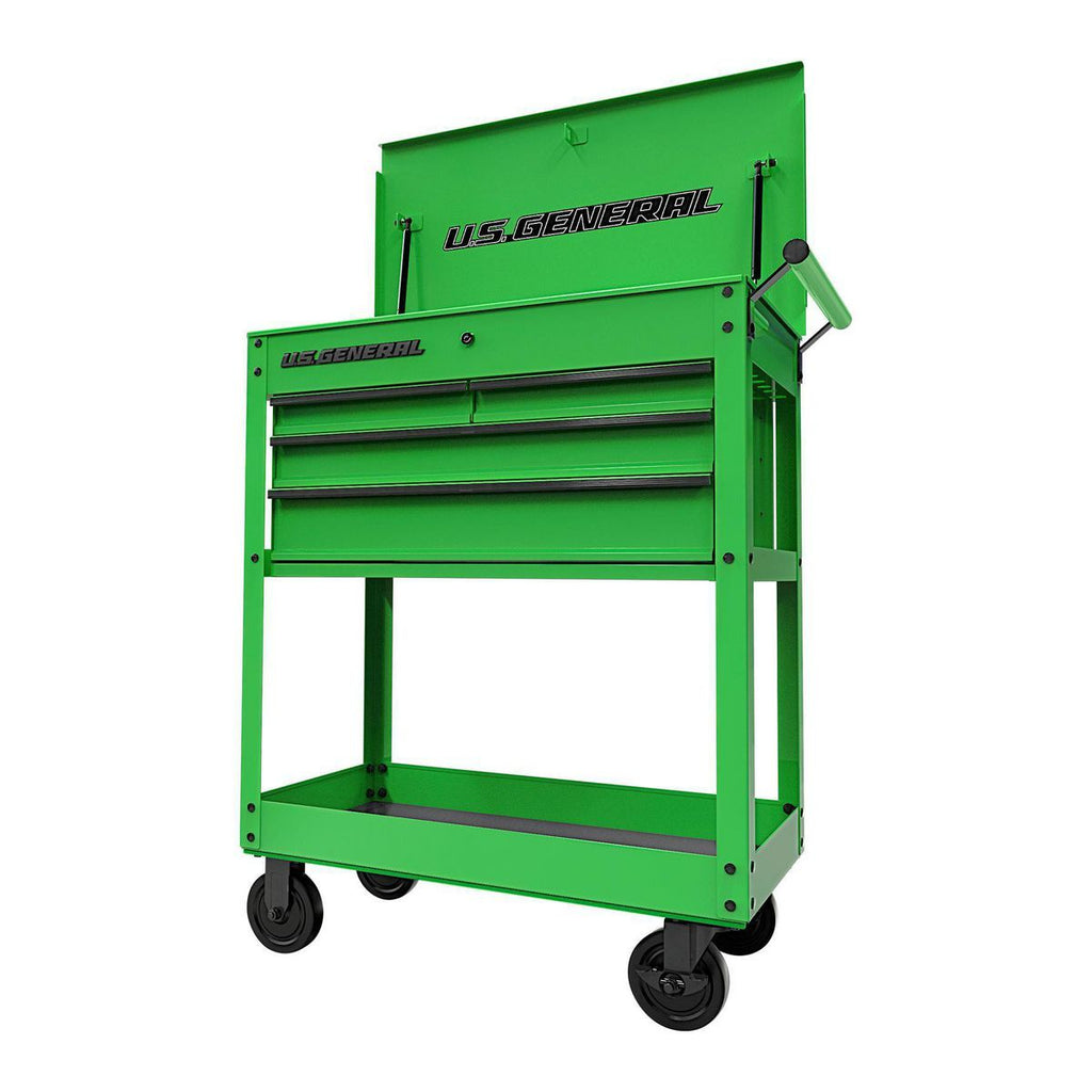 30 in. 4-Drawer Tech Cart, Red B40132