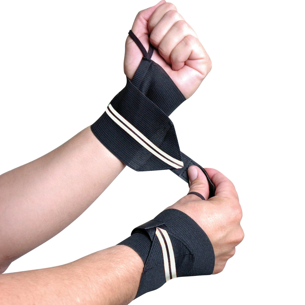 Fitness Wrist Wraps with Thumb Loops, Pair O688