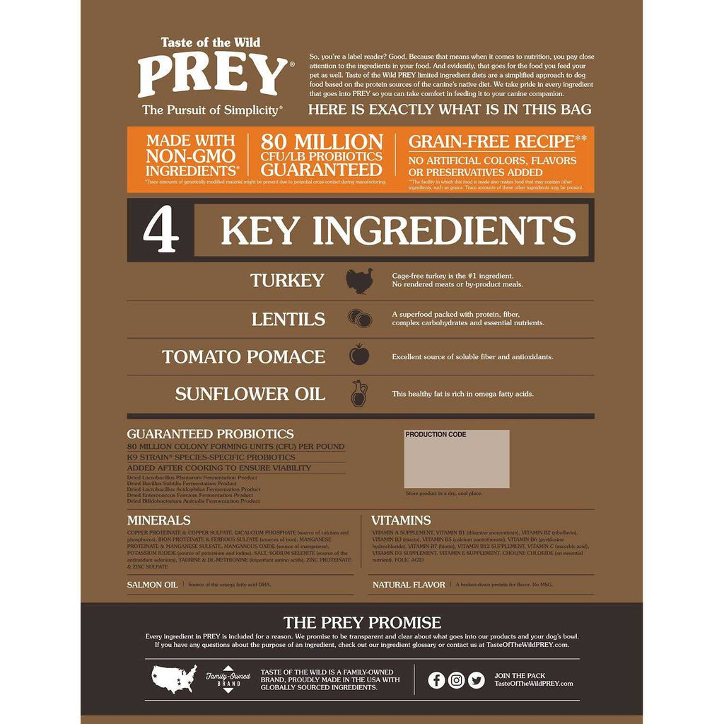 Dog Food Turkey N59601