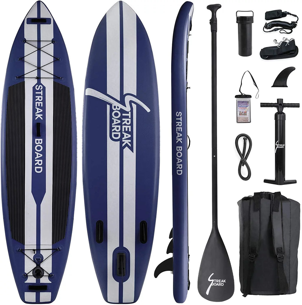 11' Inflatable Stand up Paddle Board with SUP Accessories W700387