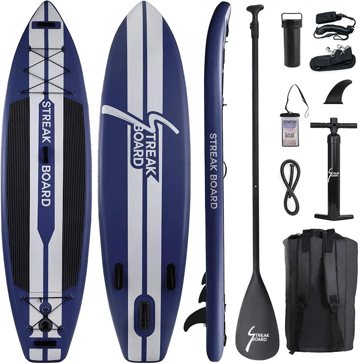 11' Inflatable Stand up Paddle Board with SUP Accessories W700387