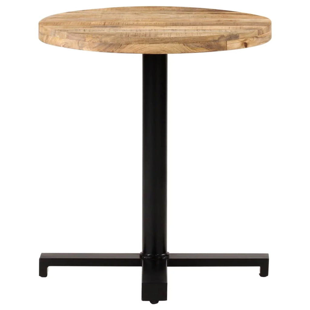 Round Mango Wood Bistro Table R455