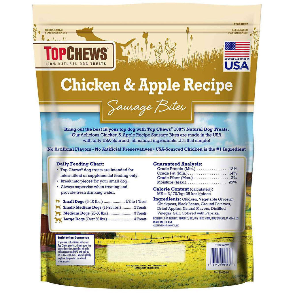 Chicken & Apple Recipe Natural Dog Treats L7931