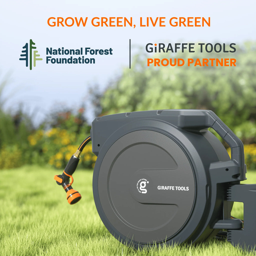 Retractable Garden Hose Reel 1/2in 130ft P35657