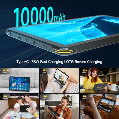 10.95 inch Android 14 Rugged Tablet 8GB+128GB IP68 Waterproof M30830